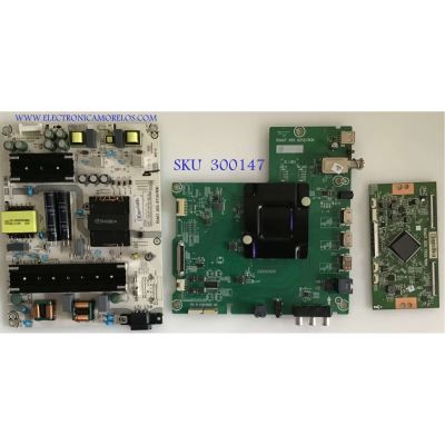 KIT DE TARJETAS PARAR TV SHARP / MAIN 253012 / RSAG7.820.8252/ROH / FUENTE 243936 / RSAG7.820.8718/ROH / T-CON 247356 / RSAG7.820.7932/ROH / PANEL HD550S1U51-TAL2B1\S0\GM\BBY\ROH / MODELO LC-55LBU711U